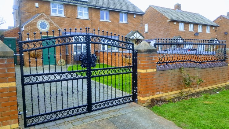Workshop process evidence from Ornate wrought ironwork